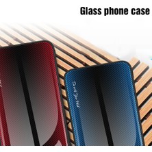 Xstep Case iPhone 15 Cep Telefonu Kapağı Temperli Cam+Karbon Fiber Dokusu ile Yumuşak Tpu Kılıfı (Yurt Dışından)