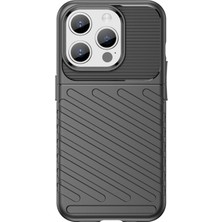 Xstep Case iPhone 15 Pro Keşiş Tpu Telefon Kılıfı Twill Doku Anti-Drop Cover (Yurt Dışından)