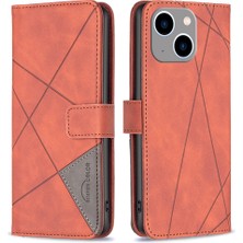 Xstep Case iPhone 15 Plus Pu Deri Kapak Çizgiye Karşı Anti Telefon Kılıfı Stand Cüzdanı (Yurt Dışından)