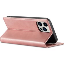 Xstep Case iPhone 15 Pro Mikrofiber Deri Stand Cüzdan Manyetik Telefon Kılıfı Telefon Kapağı (Yurt Dışından)