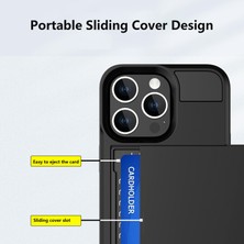 Xstep Case iPhone 15 Plus Sürgülü Kart Tutucu Telefon Kılıfı, Drop Anti Pc + Tpu Arka Kapak (Yurt Dışından)