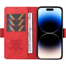 Xstep Case iPhone 15 Pro Max Pu Deri Telefon Kılıfı, Cilt Touch Şok Geçirmez Cüzdan Stand Kapağı (Yurt Dışından)