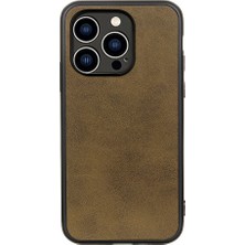 Xstep Case iPhone 15 Pro Max Pc+Tpu+Pu Deri Anti-Sracratch Telefon Kılıfı Cowhide Doku Arka Kapak (Yurt Dışından)