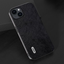 Xstep Case iPhone 15 Case Pu Deri Kaplamalı Tpu+Pc Litchi Doku Telefon Kapağı (Yurt Dışından)