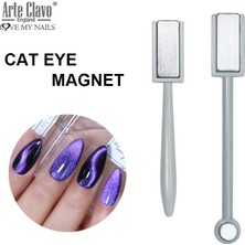 Danlu CTB004 Arte Clavo Kedi Gözü Tırnak Sanat Araçları Manyetik Çubuk Tek Çift Kafa Çizgi Şerit 3D Tasarımlar Boyama Jel Tırnak Aracı Manyetik Etkisi (Yurt Dışından)