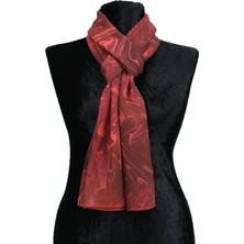 e38 EL İŞÇİLİĞİ KADIN RENKLİ EBRU ŞAL 176*70 cm - Ş0133