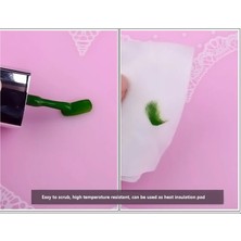 Danlu Gjdhei Silikon Katlanabilir Tırnak Sanat Masa Mat Pad El Yastık Sevimli Nokta Dantel Tasarım Yıkanabilir Güzellik Bakım Salonu Ekipmanları Manikür Araçları (Yurt Dışından)