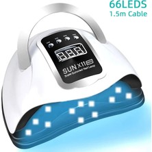 Danlu Sun X11 Max 1m Au Fişi 66LED Uv LED Tırnak Lambası Jel Lehçe Kurutma Için 1.5m Kablo ile Jel Tırnaklar Için Uv Işık Dalga Cila Manikür Makinesi Tırnak Sanat Salonu (Yurt Dışından)