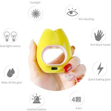 Danlu Pembe Sevimli Mini Uv LED Tırnak Lambası Flase Tırnak Profesyonel Kurutma Lambası Manikür Ürün Jel Lehçe Kurutma Lambası USB Güneş Işığı Kız Için (Yurt Dışından)