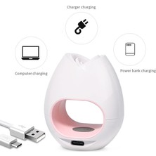 Danlu Pembe Sevimli Mini Uv LED Tırnak Lambası Flase Tırnak Profesyonel Kurutma Lambası Manikür Ürün Jel Lehçe Kurutma Lambası USB Güneş Işığı Kız Için (Yurt Dışından)
