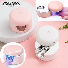 Danlu Pembe Angnya Mini LED Lamba Çivi Için Taşınabilir Tırnak Kurutma Lambası Manikür Çabuk Kuruyan Küçük Tırnak Kurutucular Jel Lehçe Kurutma Tutkal USB (Yurt Dışından)