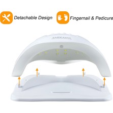 Danlu X6 2 Cnhıds Profesyonel Tırnak Kurutucu LED Tırnak Lambası Uv Lamba Jel Tırnak Manikür Lehçe Hareket Sensörü Manikür Pedikür Salon Aracı (Yurt Dışından)