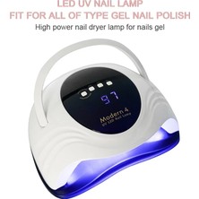 Danlu Modern2 Ab Yeni Tırnak Kurutucu ile Dahili Soğutma Fanı Uv LED Tırnak Lambası 45 Adet Led'ler 10S30S60S Zamanlayıcı Hızlı Kuruyan Cila Jel Tırnak Lambası (Yurt Dışından)