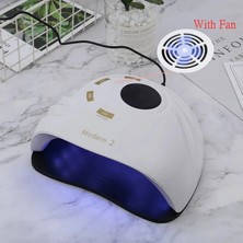 Danlu Modern2 Ab Yeni Tırnak Kurutucu ile Dahili Soğutma Fanı Uv LED Tırnak Lambası 45 Adet Led'ler 10S30S60S Zamanlayıcı Hızlı Kuruyan Cila Jel Tırnak Lambası (Yurt Dışından)