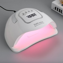 Danlu Sun X7 Max Au Sun X5 Plus 54W Tırnak Kurutma Makinesi Uv LED Lamba Çivi Jel Lehçe Kür Lambası Alt 30/60/99S Zamanlayıcı LCD Ekran Manikür (Yurt Dışından)