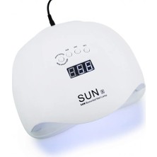 Danlu Sun X7 Max Au Sun X5 Plus 54W Tırnak Kurutma Makinesi Uv LED Lamba Çivi Jel Lehçe Kür Lambası Alt 30/60/99S Zamanlayıcı LCD Ekran Manikür (Yurt Dışından)