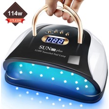 Danlu Sunx5 Us Plug Yeni Tırnak Lambası 114W Uv LED Lamba 4 Zamanlayıcı Ayarı ve Kolu ile Profesyonel Hızlı Kürlenen Tırnak Kurutucu ve Manikür Ekipmanları (Yurt Dışından)