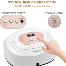 Danlu X8 114W Altın Abd Sun X8 Max Uv LED Tırnak Lambası Yüksek Güçlü Jel Tırnak Kurutucu 57 Adet LED Manikür Lambası Çivi Kurutma Kür Lambası Tırnak Sanat Araçları (Yurt Dışından)