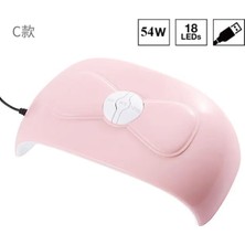 Danlu 54W Pembe Fototerapi Tırnak Çabuk Kuruyan Fototerapi Makinesi Sıcak Lamba Indüksiyon Kurutucu Uv Lamba Uv Lehçe Pembe Isıtma Lambası (Yurt Dışından)
