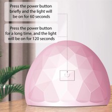 Danlu 801-PEMBE USB Yıkoolın Yüksek Verimli Çivi Kurutucu 18 Uv Işıkları Tırnak Kurutma Lambası Uv Çivi Aksesuarları Için LED Lamba Jel Lehçe Kür Makinesi (Yurt Dışından)