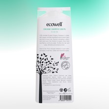 Ecowell Saç Bakım Şampuanı, Organik & Vegan Sertifikalı, Yağlı Saçlara Özel, Tuzsuz ve Sülfatsız, 300ml