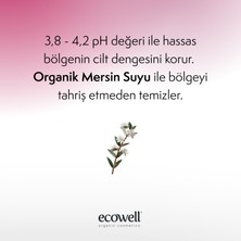Ecowell İntim Temizleyici, Organik & Vegan, Genital Bölge Koku Önleyici, pH Dengeleyici Yıkama Jeli, 200ml