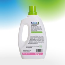 Ecos3 Çamaşır Yumuşatıcı, Organik & Vegan Sertifikalı, Ekolojik, Extra Konsantre, 30 Yıkama, 750ml