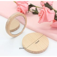 Friendship 3 Basit Güzel Ceviz Küçük Ayna Taşınabilir Katlanır Makyaj Aynası Yaratıcı Mini Ayna Sürgülü Kapak El Makyaj Aynası (Yurt Dışından)