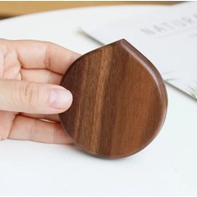 Friendship 3 Basit Güzel Ceviz Küçük Ayna Taşınabilir Katlanır Makyaj Aynası Yaratıcı Mini Ayna Sürgülü Kapak El Makyaj Aynası (Yurt Dışından)