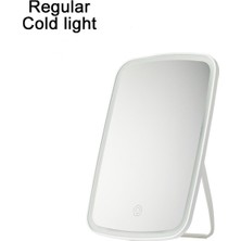 Friendship Monokromatik Işık Masaüstü Makyaj Aynası Dokunmatik Ekran Makyaj Aynası Trikromatik LED Parlaklık Ayarlanabilir Taşınabilir USB Şarj Edilebilir (Yurt Dışından)