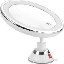 Friendship Wdl Touch 10X LED Makyaj Masası Aynası Işıkları ile 360 Derece Döndürme 10X Büyüteç Kadın Makyaj Araçları Yuvarlak Ayakta Masa Makyaj Aynaları (Yurt Dışından)