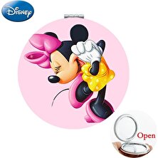 Friendship DSY83 Disney Minnie Mouse Anime Resim Çift Taraflı Küçük El Aynası Cep Güzellik Makyaj Aksesuarları Kız Arkadaşı Için DSY69 (Yurt Dışından)