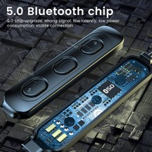 Jingyi Boyun Bantlı Kulaklık Kablosuz Kulaklıklar Bluetooth 5.0 Mikrofon ile Manyetik Spor Su Geçirmez Tws Kulakiçi Blutooth Kulaklık (Yurt Dışından)