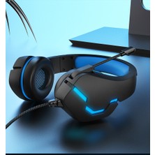 Aqqog Saytay Head-Mounted Wired Headset Wire-Controlled Luminous Gaming Headset ST-001 (Yurt Dışından)