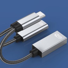 Lovoski Klavye Usb2.0 Adaptü Otg Dönüştüü Gri (Yurt Dışından)