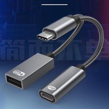 Lovoski Klavye Usb2.0 Adaptü Otg Dönüştüü Gri (Yurt Dışından)