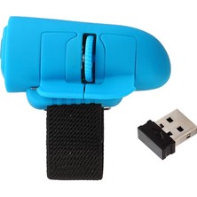 Yesper Mini 2.4g Kablosuz USB Fare Dişi Faresi Mavi (Yurt Dışından)