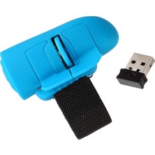 Yesper Mini 2.4g Kablosuz USB Fare Dişi Faresi Mavi (Yurt Dışından)