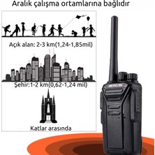 Retevis RT27 Şarj Edilebilir Telsiz, Lisanssız PMR446 Radyolar ve Aksesuarları, 16 Kanal Ctcss/dcs Vox, USB Şarjlı Profesyonel Telsiz, Kamp, Yürüyüş Için