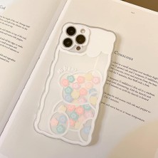 Jingyi iPhone 15 ile Uyumlu, Kadın Kızlar Için Sevimli Kılıf, Moda Dalga Kavrama Tasarımı ve Estetik Kıvırcık Desen, Şeffaf Yumuşak Tpu Telefon Kılıfı - Çiçek Kelebek (Yurt Dışından)