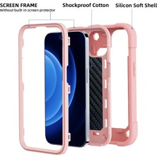 Jingyi iPhone 15 Plus Kılıf ile Uyumlu 6,7" - Halka Standlı, Ağır Hizmet Darbeye Dayanıklı Askeri Sınıf Sağlam Kapak, Cam Ekran Koruyucu ve Kamera Lens Koruyucu (Pembe) (Yurt Dışından)