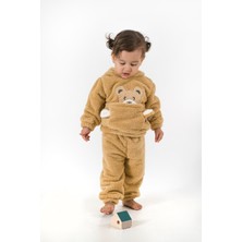 Bebesev Welsoft Peluş Unisex Kışlık Bebek Takımları Çocuk Giyim Bebek Kıyafeti çocuk kostümü Welsoft Takım