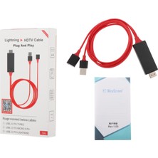 St Sports 4K Tam Usb'den Usb'önüştürücüye Adapt Kablosu /8/8 Plus/7/6s Plus - , Kırmızı (Yurt Dışından)