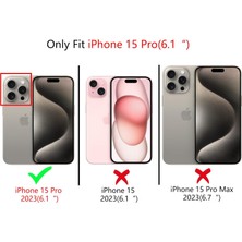 Jingyi iPhone 15 Pro ile Uyumlu Kılıf Glitter Bling Sevimli Kadın Kız Telefon Kılıfı Yumuşak Pırıltı Pırıltılı Koruyucu Kılıf iPhone 15 Pro-Sarı (Yurt Dışından)