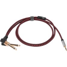 Fugar 3,5 mm 1/8 "trs - Çift 1/4" , Tv Ses Kartları Için 5 Metre (Yurt Dışından)