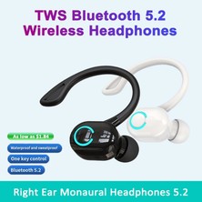 Jingyi Tws Kablosuz Bluetooth Spor Kulaklıklar Uzun Bekleme Gürültü Azaltma Kulak Kancası Subwoofer Kulaklıklar Hd Hifi Stereo Mikrofon ile (Yurt Dışından)