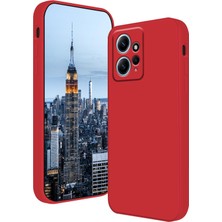 Zljnx Xiaomi Redmi Note 12 4g Kılıf ile Uyumlu Silikon Sıvı Yumuşak Pürüzsüz Dokunmatik Telefon Redmi Note 12 4g Kılıf Silikon Darbeye Dayanıklı Ince Kapak Kırmızı (Yurt Dışından)