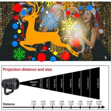 Echoes Noel LED Işık 16 Projeksiyon Lambası Dekorasyon (Yurt Dışından)