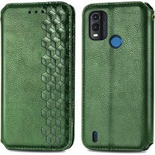 Yihang Boutique Ile Uyumlu Nokia G11 Plus Kart Tutuculu Cüzdan Kılıfı, Pu Deri Çevirme Çubuğu Darbeye Dayanıklı Kapak (Yurt Dışından)