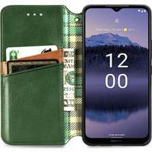 Yihang Boutique Ile Uyumlu Nokia G11 Plus Kart Tutuculu Cüzdan Kılıfı, Pu Deri Çevirme Çubuğu Darbeye Dayanıklı Kapak (Yurt Dışından)